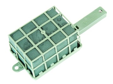 GĄBKA FLORYSTYCZNA floret z rączką do kwiatów ŻYWYCH ciętych podstawka