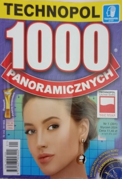 Krzyżówki 1000 panoramicznych 1/2024 TECHNOPOL