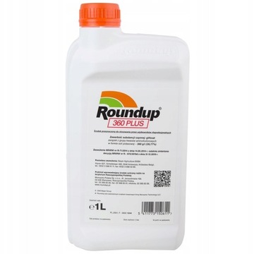 Roundup 360 SL- Plus 1L , środek na chwasty
