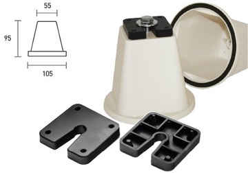 WSPORNIK PODSTAWA DO KLIMATYZACJI PVC 0501SC STOJAK BALKONOWY I DACHOWY