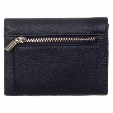 CALVIN KLEIN BEZPIECZNY PORTFEL LOCK TRIFOLD BLACK