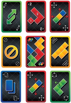 BLOKUS SHUFFLE ИЗДАНИЕ СЕМЕЙНОЙ ИГРЫ С КАРТАМИ UNO