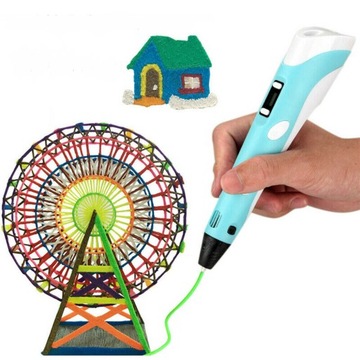 DŁUGOPIS MAGICZNY PEN DRUKARKA 3D ZESTAW WKŁADY