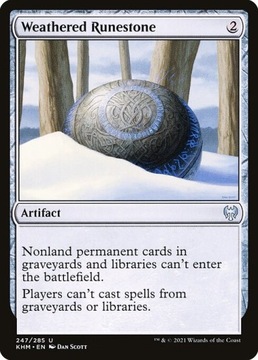 Karta Magic: The Gathering Weathered Runestone KHM