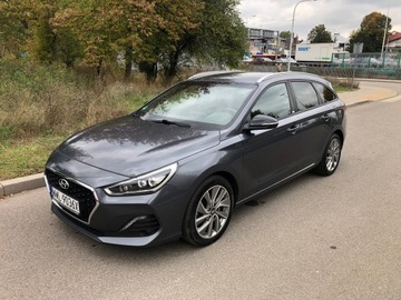 Hyundai i30 III Wagon 1.4 T-GDi 140KM 2018 HYUNDAI i30 1.4 T-GDI AUTOMAT LEDY ALU KAMERA NAVI GRZANE FOTELE KIEROWNICA