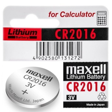 BATERIA LITOWA MAXELL CR 2016 3V
