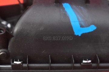 РУЧКА ВНУТРЕННЯЯ ЛЕВАЯ ПЕРЕДНЯЯ 8X0837019D AUDI A1 8X 3D HB 10-14