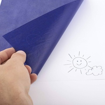 Калька карандашная D.Rect А4 фиолетовая/синяя 25 листов