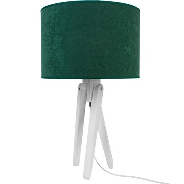 BUTELKOWA ZIELEŃ LAMPA STOJĄCA NA KOMODĘ SALON LED