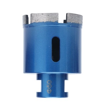 Алмазная дрель диаметром 50 мм для ручного использования.