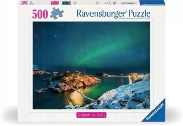 Vzdělávací Skládačka Sada Puzzle Puzzle Rozvíjející se Aurora Polární Záře