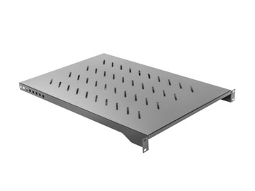 PÓŁKA DO SZAF 19 1000MM CZARNA LANBERG 1U 15KG