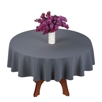 ЭЛЕГАНТНАЯ ГЛАДКАЯ КВАДРАТНАЯ СКАТЕРЬЯ ГРАФИТ 100x100