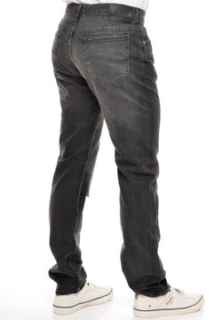 LEE spodnie SLIM regular JEANS grey RIDER W32 L32