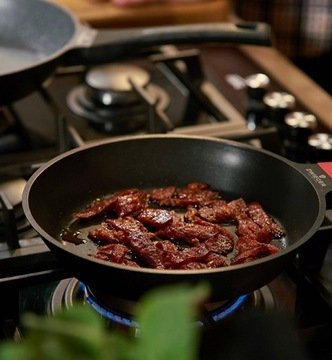 ZWIEGER ОБСИДИАНОВАЯ СКОВОРОДА 24 СМ ИНДУКЦИОННАЯ + КРЫШКА