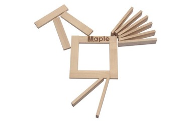 КЛЕНОВЫЕ Деревянные БЛОКИ 100 шт.