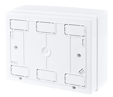 SKRZYNKA ELEKTRYCZNA ROZDZIELNIA NATYNKOWA 1x8 INSTALACYJNA PLASTIKOWA