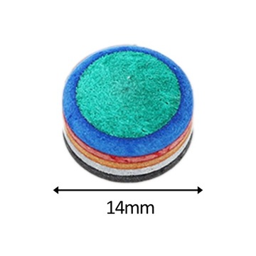-Наконечник кия для бассейна, 14 мм, клей на прочной полиполированной поверхности