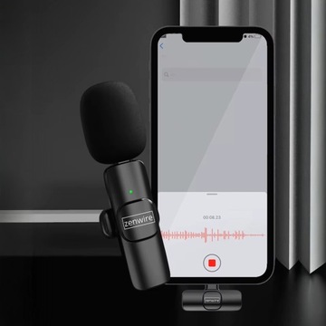 Мини-петличный беспроводной конденсаторный микрофон, телефон, компьютер, USB-C