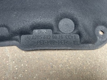 MERCEDES C TŘÍDA W205 TLUMENÍ KAPOTY PODPOŘÍ A2056820826 ORIGINÁLNÍ