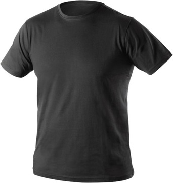 VILS T-shirt klasyczny bawełniany czarny S