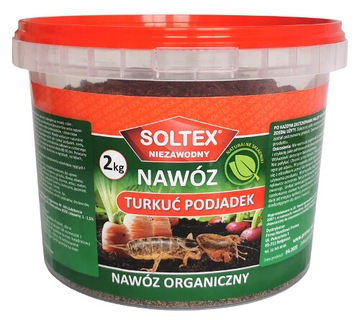 Soltex nawóz na TURKUCIA podjadka 2kg naturalny nawóz ekologiczny