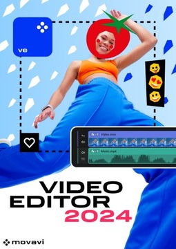 MOVAVI VIDEO EDITOR 2024 - licencja komercyjna wieczysta