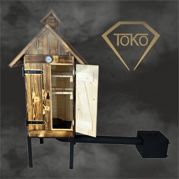Садовая дровяная коптильня TOKO OPALONA Полный каминный комплект