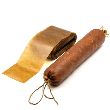 OSŁONKA BIAŁKOWA FI55 5M DO KIEŁBAS WĘDLIN FLAK SZYNKOWA ŻYWIECKIEJ KARMEL