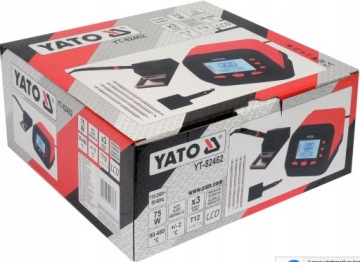 ПАЯЛЬНАЯ СТАНЦИЯ 75 Вт T12 НАКОНЕЧНИК ЖК-ДИСПЛЕЙ С ФУНКЦИЕЙ АВТОСНА YATO