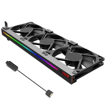 wentylator GPU 3X90mm ARGB Sync oświetlenie 5V adresowalne RGB ciche podwoz