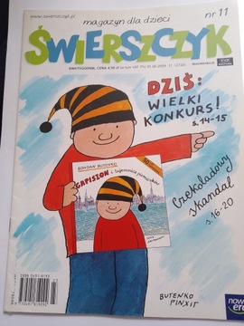 Świerszczyk magazyn dla dzieci dwutygodnik nr 11 2009 28 strony