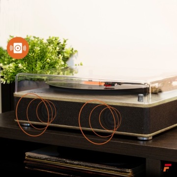 HQ проигрыватель bluetooth колонки Fenton Светлое дерево