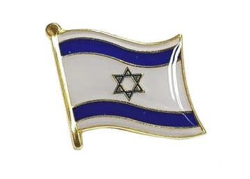 NOWA PRZYPINKA, BROCHA, PIN - FLAGA IZRAELA, IZRAEL