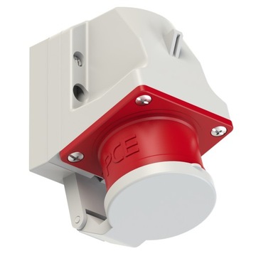 WTYCZKA ODBIORNIK Z KLAPKĄ 32A 5P 400V IP44 525-6D