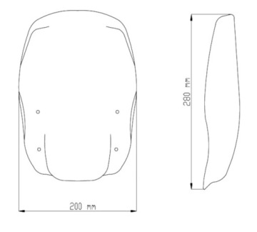 ОБТЕКАТЕЛЬ PUIG HARLEY-DAVIDSON SPORTSTER 883 / 1200