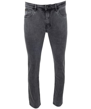 Spodnie męskie, jeansy W39 100-104cm szare dżinsy