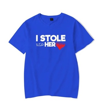 I Stole Her Heart/His Last Name T Shirt Couple Mat