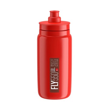 BIDON ELITE FLY 550ML CZERWONY ULTRALIGHT BPA FREE ZMYWARKA OK