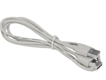 Przyłącze kabel USB - USB (USB A wtyk-wtyk ) 1m
