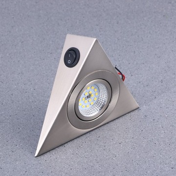 ОСВЕЩАЮЩИЙ ТРЕУГОЛЬНИК ДЛЯ ШКАФА 13Х13СМ