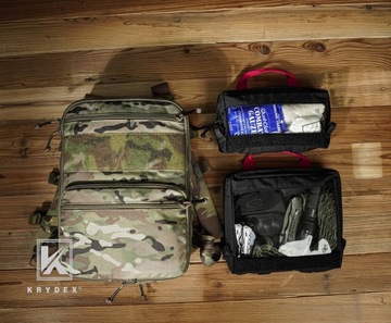 Большая прозрачная верхняя вставка Krydex для хранения органайзера в тактическом рюкзаке D3