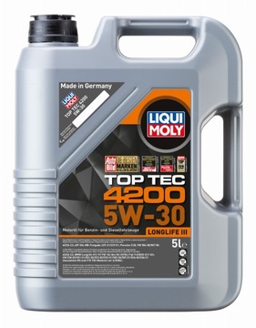 Olej silnikowy Liqui Moly Top Tec 4200 Longlife III 5 l 5W-30