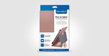 ЧЕХОЛ ДЛЯ ПЛАНШЕТА 11 ДЮЙМОВ С ПОДСТАВКОЙ, УНИВЕРСАЛЬНЫЕ ДЕРЖАТЕЛИ REINSTON, РОЗОВЫЙ