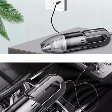 БЕСПРОВОДНОЙ ПЫЛЕСОС 120 Вт USB + НАБОР НАСАДОК