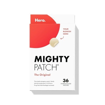 Mighty Patch Hero. Plastery na trądzik na noc 36 sztuk