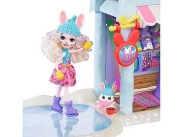 Enchantimals Zimowa chatka dom lalka królik GJX50