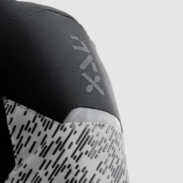 Черная/серая текстильная куртка Rebelhorn Jax