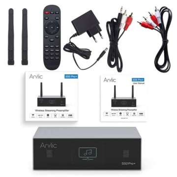 PRZEDWZMACNIACZ STEREO WIFI PREAMP ARYLIC S50 PRO+