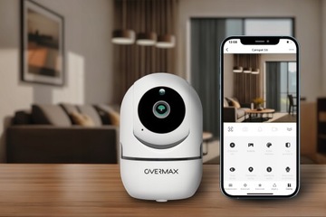 ВНУТРЕННЯЯ ВРАЩАЮЩАЯСЯ IP-КАМЕРА HD-МОНИТОРИНГ WI-FI 1080p МИКРОФОН Overmax